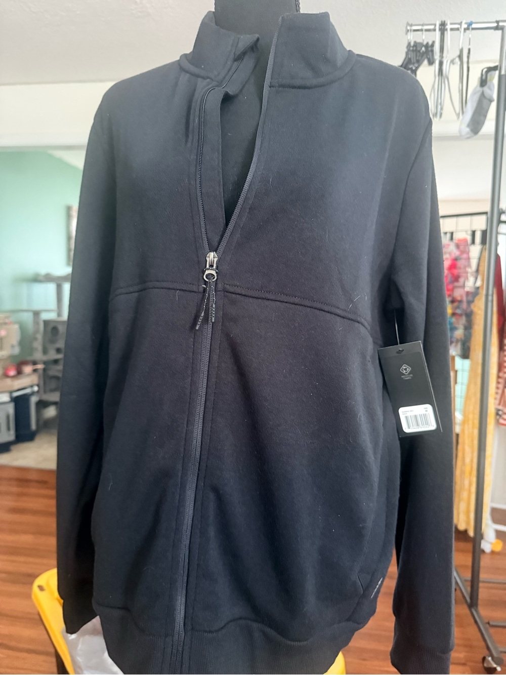 Men's Black Full-Zip 🧥 by Balance Collection size Medium